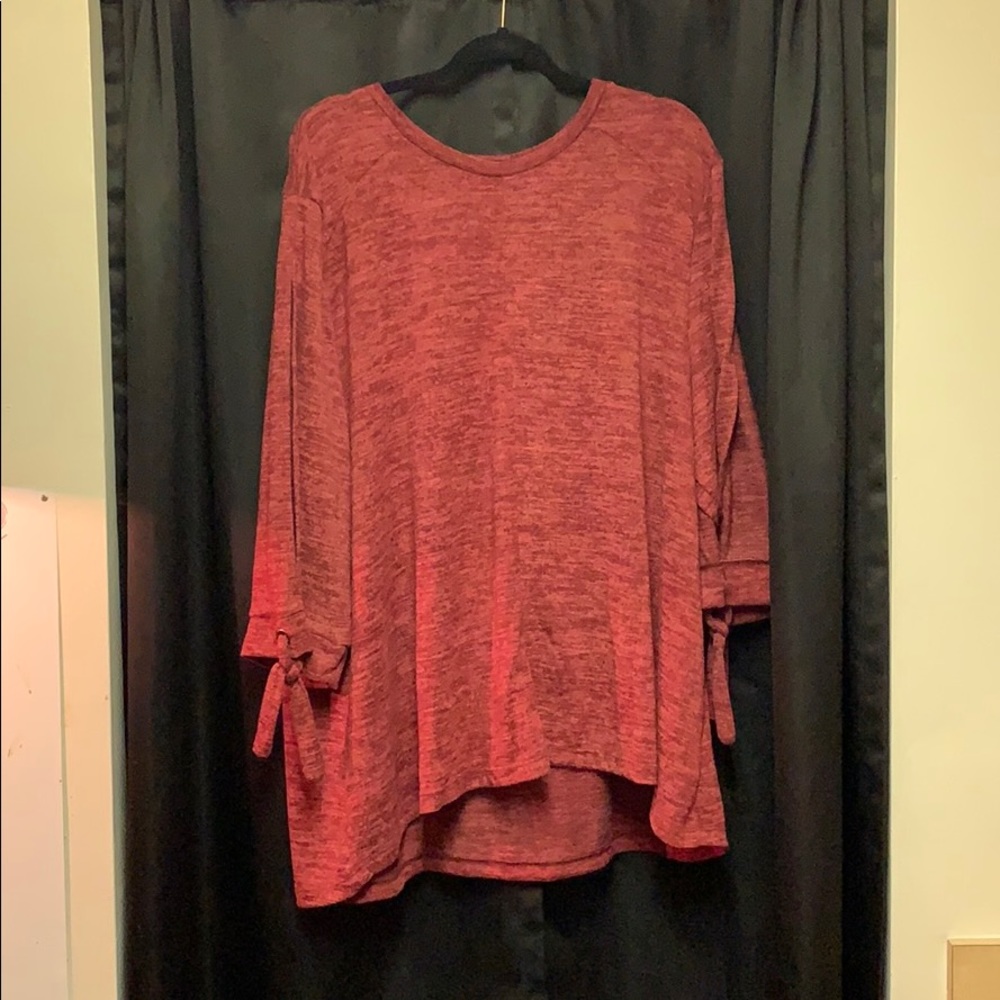 Heather Rust Plus Size Sweater